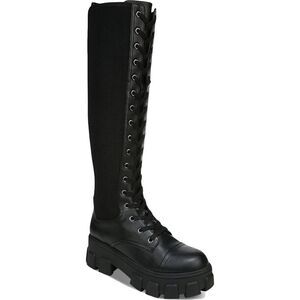Circus by Sam Edelman Womens Dinah Black Combat & Lace-up Boots Shoes NWT